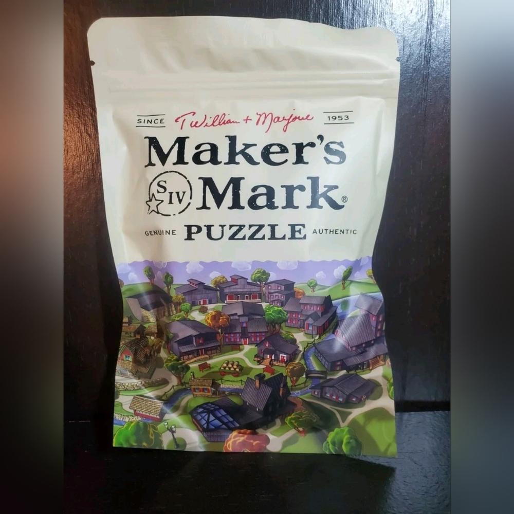 Makers Mark Puzzle - 2021 Ambassadors Christmas Gift New Collectors bar